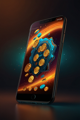 Smartphone cu aplicație casino
